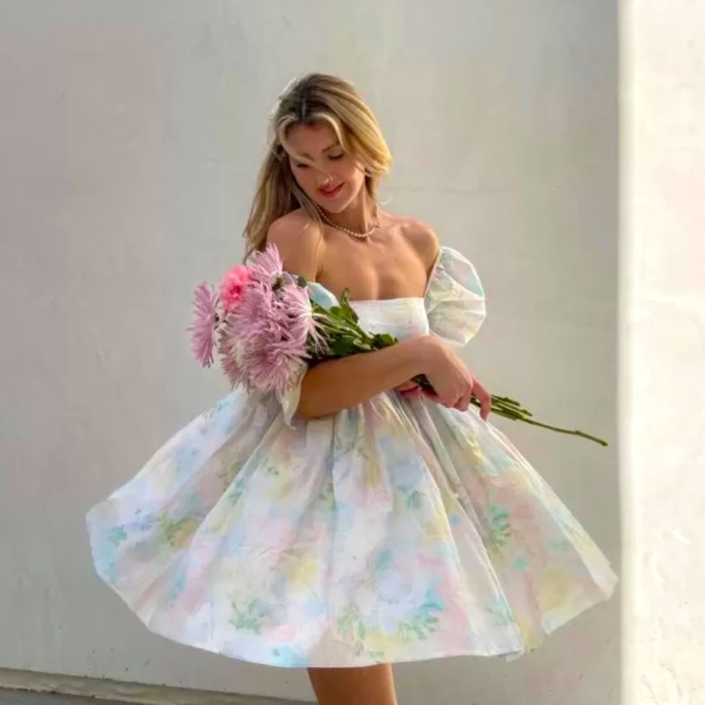 Selkie Sweetcorn Cottage Puff dress, EUC with tags - so sweet!